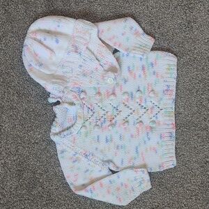 Handmade Knit 2 Piece Sweater &‎ Hat Set